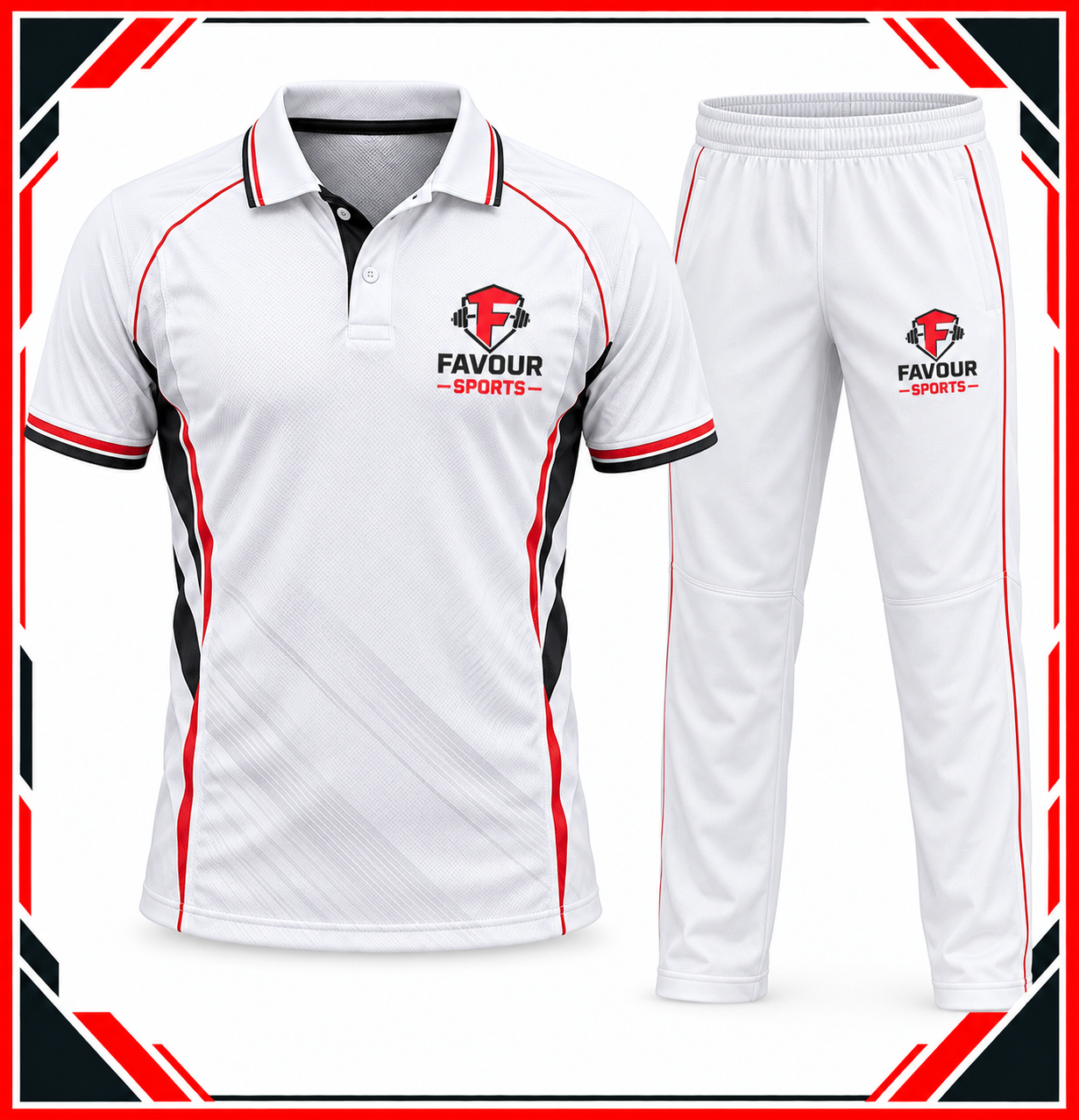 Men’s Black Tracksuit Set | Custom Full-Zip Sports Jacket & Jogger Pants