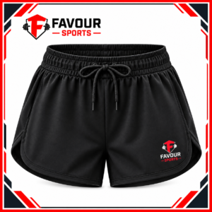 Women’s Black Athletic Shorts | Custom Gym, Training & Fitness Shorts
